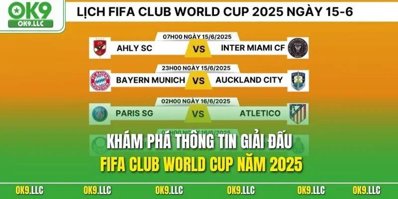 Khám phá thông tin giải đấu FIFA Club World Cup năm 2025